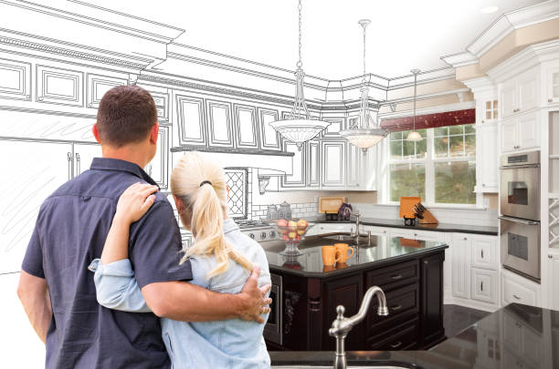 Professional Kitchen Remodeling technician working in Bay City, TX